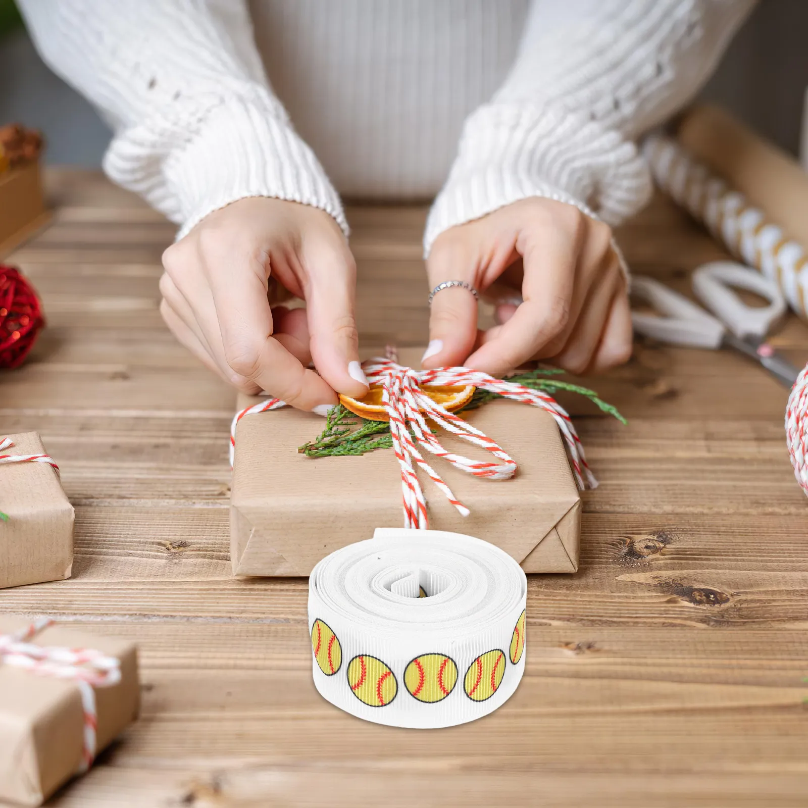 

Лента из гросгрена для спортивных мячей: бейсбол, софтбол. Украшения для дня рождения, спортивных мероприятий, поделок. Центральные элементы для бейсбольных столов.