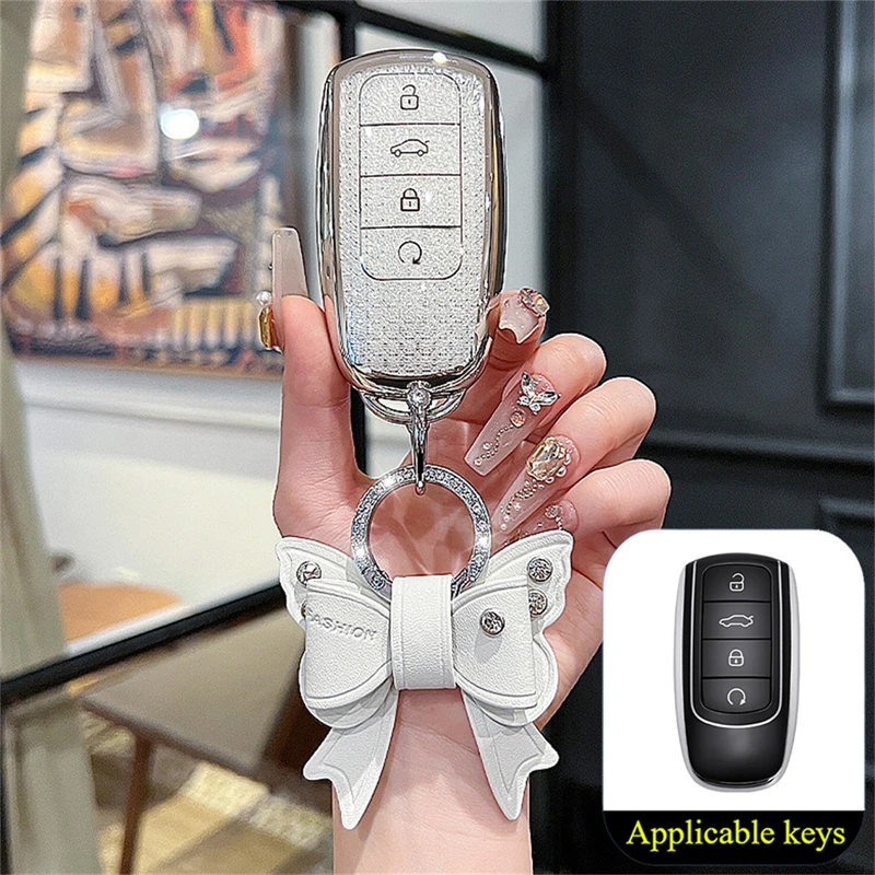 TPU Car Key Case Cover Suitable for Chery Tiggo 8Plus 8 New 5 Plus 7pro Max Accessories