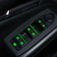 Car Window Lifter Luminous Switch Button Stickers For GMC Sierra 1500 Terrain Acadia Yukon Envoy Savana Hummer H3