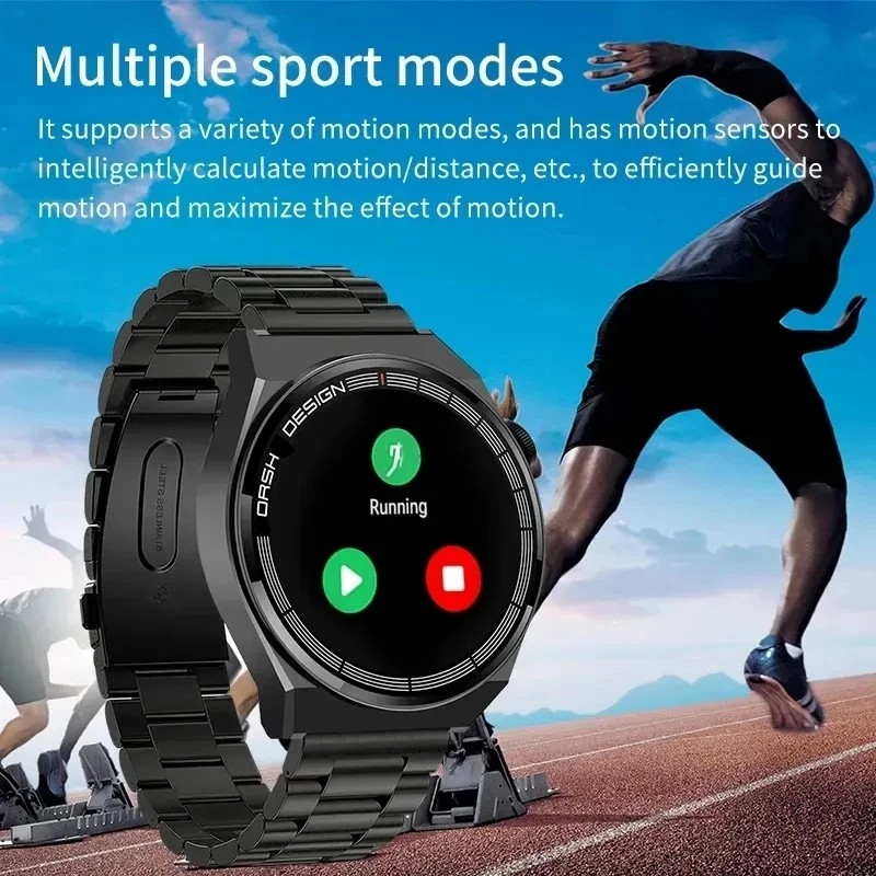 For Huawei Xiaomi GT3 Pro Smart Watch Men AMOLED 390*390 HD Screen Heart Rate Bluetooth Call IP68 Waterproof SmartWatch 2023 New