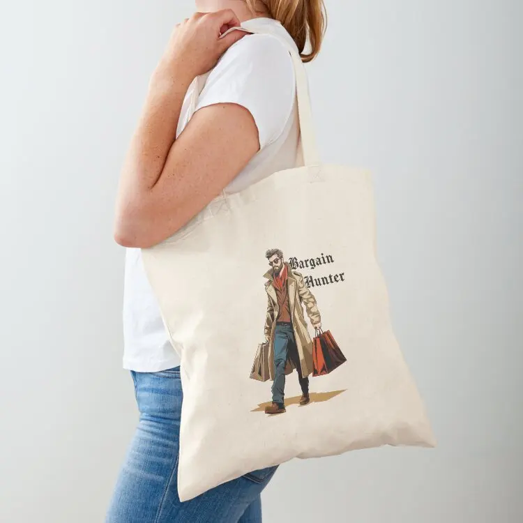 

Bargain Hunter Bargain Hunter Flew Market Enthusiast Tote Bag Women's shopper bag shopping trolley bag Fabric