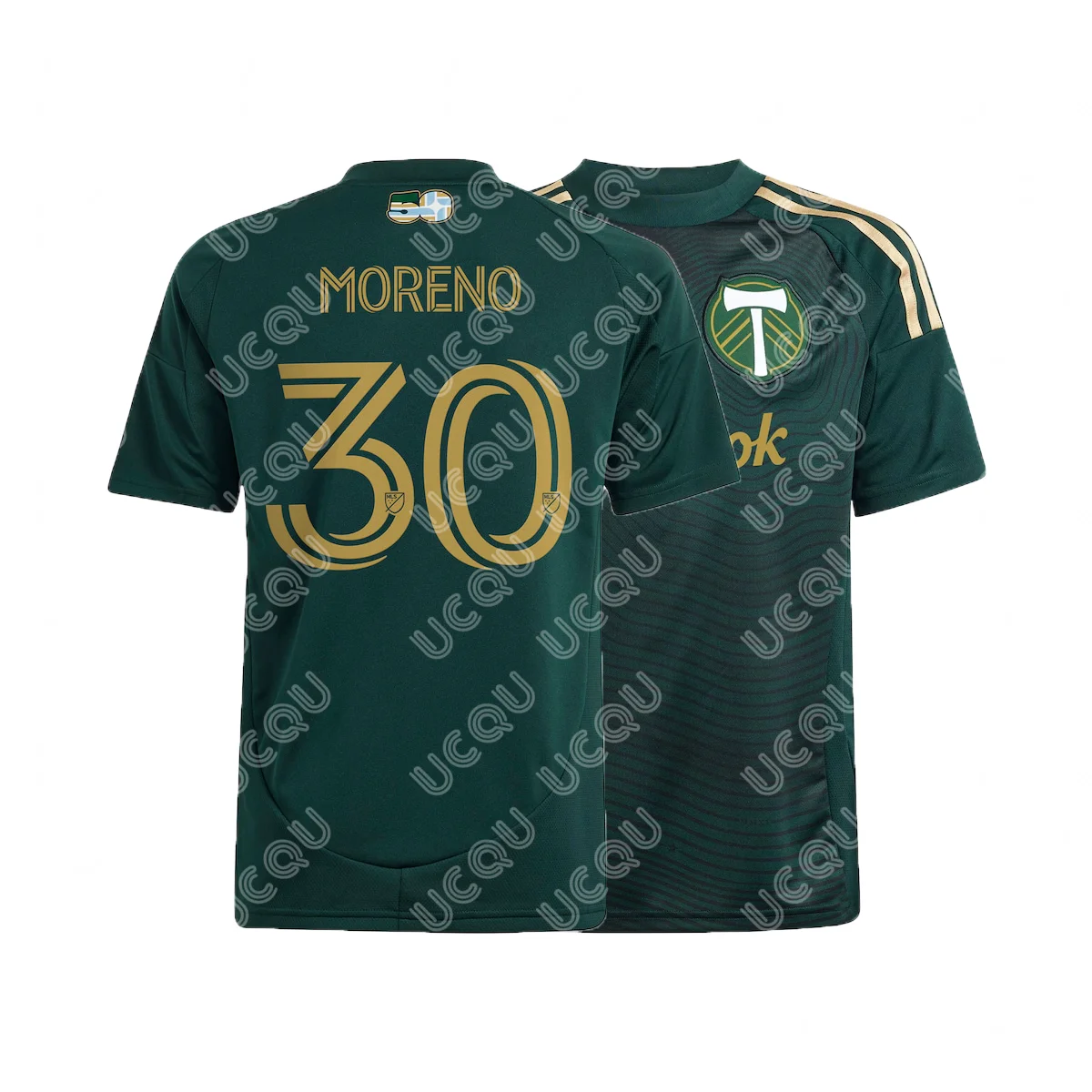 Recién llegado Santiago Moreno Portland Timbers 2025 Jersey de fútbol Niño Verano motocicleta Ropa deportiva Entrenamiento de fútbol Ropa para niños