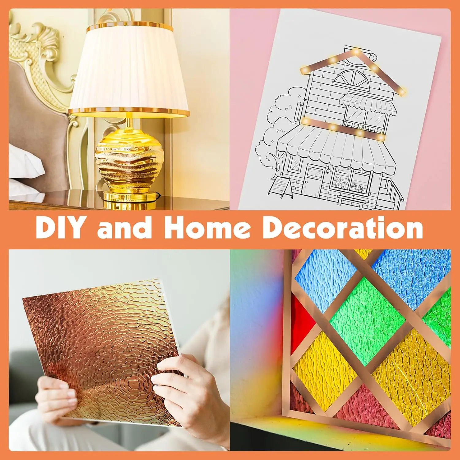 Медная лента, двухсторонняя проводящая лента из медной фольги для витража, проводящая лента для гитары, экранирования от электромагнитных помех, поделки