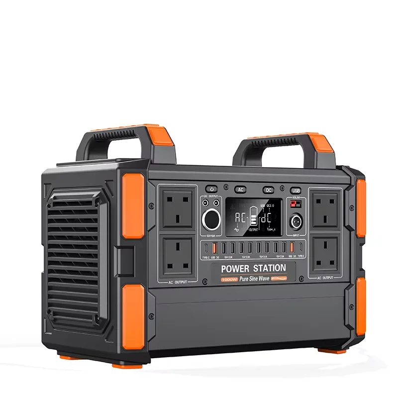 1000W Portable Power Station Generator Pure Sine Wave Solar Panel Battery for Outdoor Emergency for Emergency Situations