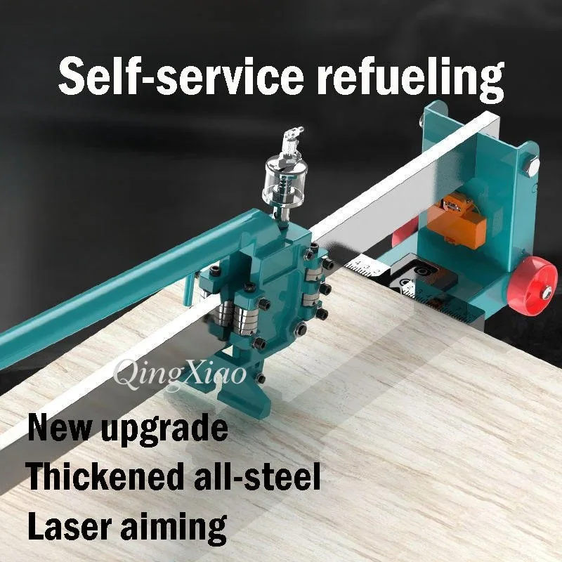 Industrial Manual Tile Cutter Steel Rail Laser Guide High Precision Alloy Blade Tool For Ceramic Porcelain Floor Tile Cutting