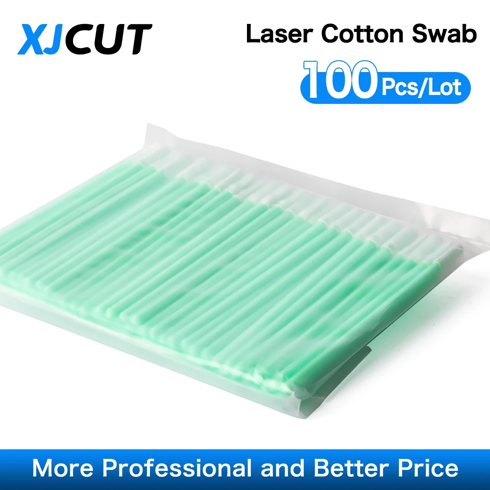 XJCUT 100ชิ้น/ล็อตขนาด160มม.121มม.100มม.70มม.ผ้าฝ้าย Nonwoven ฝุ่น Swab สำหรับทำความสะอาดเลนส์โฟกัสและป้องกัน Windows