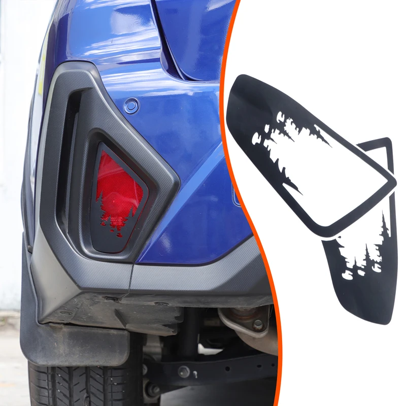 

2piece set PVC black For Subaru Crosstrek 2024+ car rear fog light sticker car exterior modification protection accessories