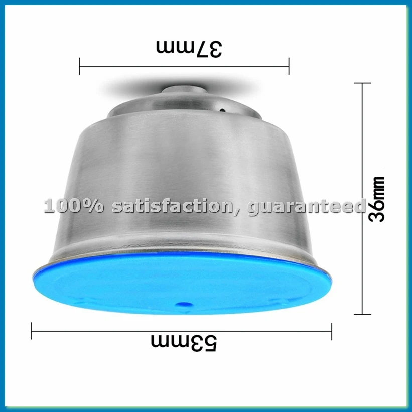 Reusable Capsula for -Gusto,Stainless Steel Coffee Filter for /-Gusto Set (with Spoon&Brush)-A07G