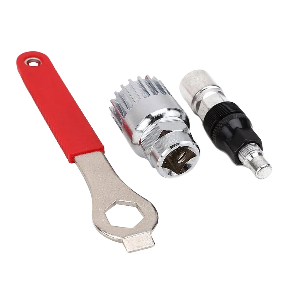 1Set Professional Bike Crank Extractor Multi-Function Wrench Wear-Resistant Durable Repair Tools Crank Puller Bike Accessories