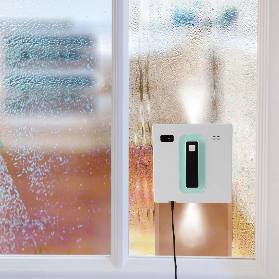 110V Electrical Windows Cleaning Robot Automatic Window Vacuum Cleaner Smart Window Glass Vacuum Cleaner with Remote and APP Co