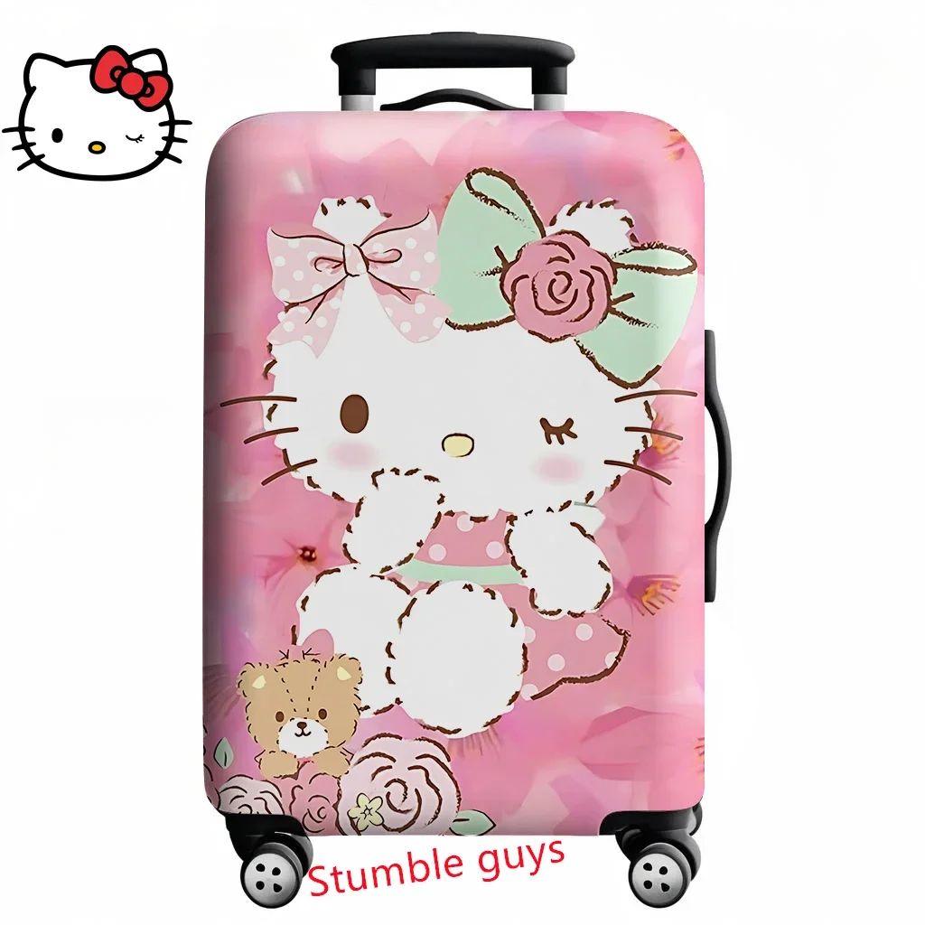 

Anime Demon Hunters Kpop Luggage Cover Fits 18-32 Inch Suitcases Travel Protector For Fans