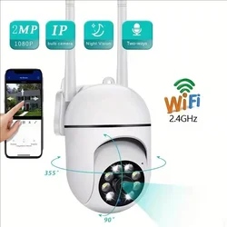 8MP Wifi IP Outdoor Wireless Security Surveillance PTZ Camera 4X Zoom Cameras AI Human Tracking Two-way Audio HD Night Color Cam