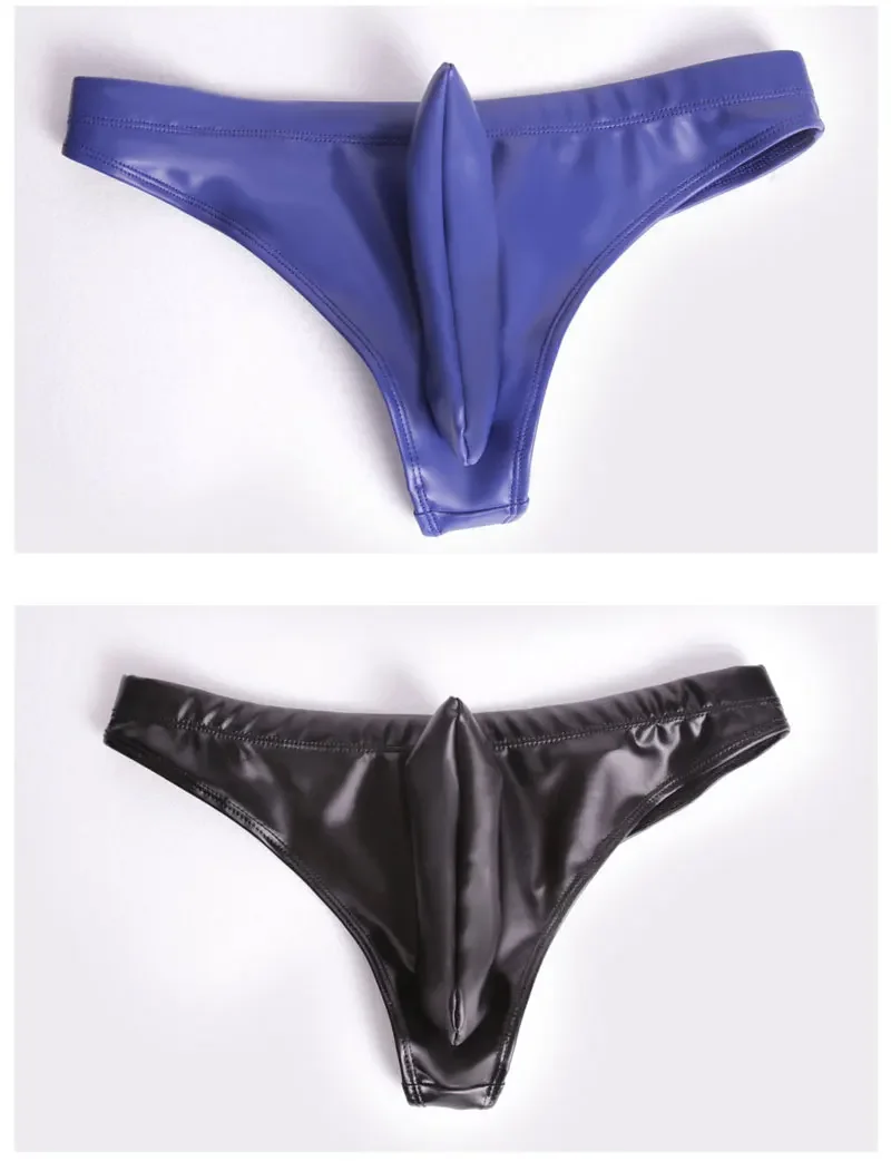 

Сексуальные мужские трусы из искусственной кожи, горячие короткие латексные блестящие U-образные выпуклые трусы, сексуальное женское белье, стринги, латексные трусы для геев с низкой посадкой, микро-мини-бикини, одежда для геев, большие размеры