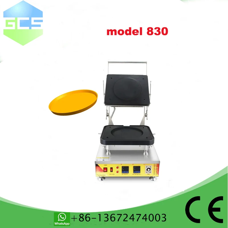 Model 830 110V 220v Electric Non-stick mini rectangle Egg Tart Shell Maker waffle cone bowl roaster Tartlet maker Machine