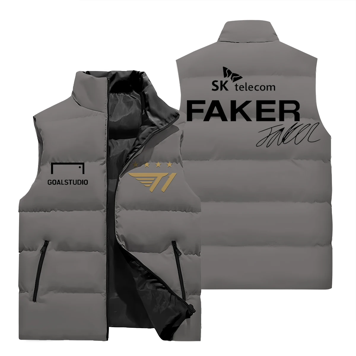 T1 Worlds Uniform Esports Team Jersey LOL Games Faker Fan Support Unisex Oversized Hooded Jacket Custom Name