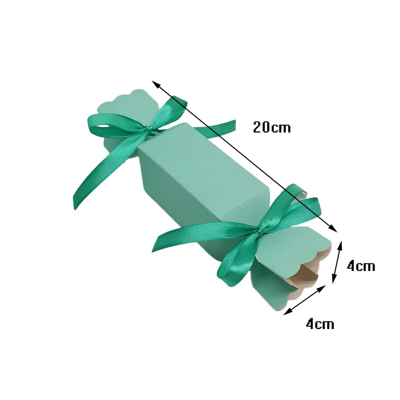 10/20Pcs Süße Geformte Candy Box Mit Band DIY Schokolade Cookies Hochzeit Papier Geschenk Verpackung Boxen Weihnachten Party dekoration – Detail 2