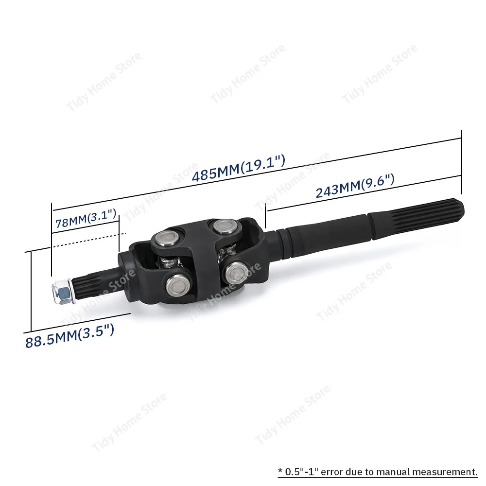 Marine Drive Shaft U-Joint Yoke - Universal Joint Assembly Yoke 9-9/16