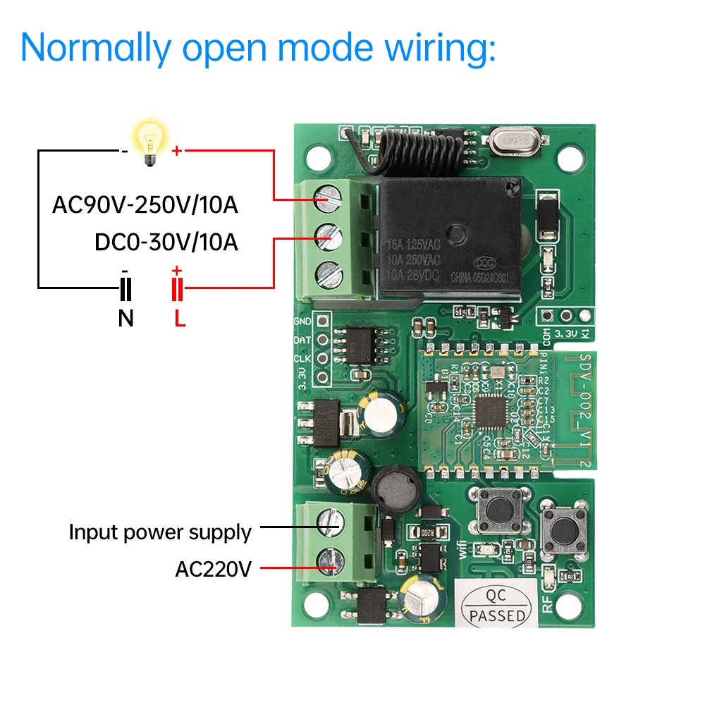 DC5V DC12V moduł przekaźnika Wifi dla eWeLink pilot aplikacji sterowanie samoblokujący bezprzewodowy przekaźnik opóźnienia dla inteligentnego