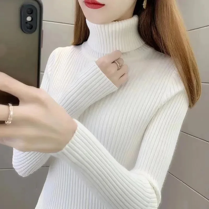 2024 New Women Turtleneck Winter Sweater Women Long Sleeve Knitted Women Sweaters And Pullovers Female Jumper Tricot Tops