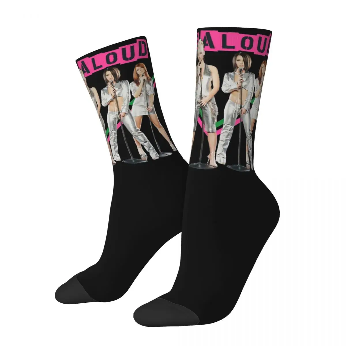 Girls Aloud Pop Girl Group Tour 2024 Merchandise Crew Socks Non-slip Y2k High Quality Crew Socks Super Soft for Mens Gifts