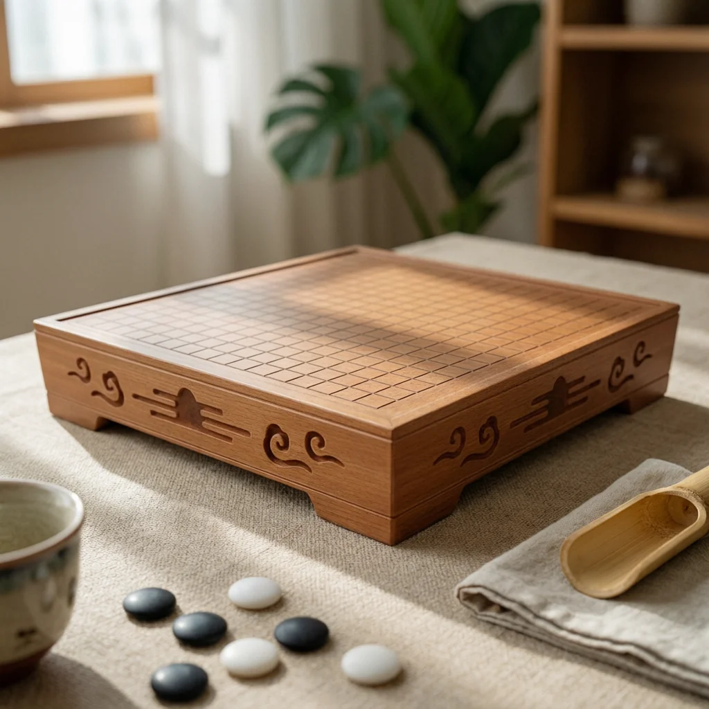 jeu-d'echecs-chinois-et-de-weiqi-en-bois-massif-plateau-d'echecs-2-en-1-plateau-de-weiqi-en-bois-utilisation-double-face-tiroir-de-rangement-pour-adultes