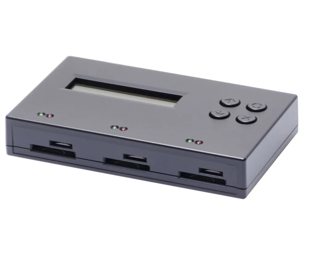 1V2 TF SD Card Duplicator Read&Write Do Erase Copier 1.5GB/M Super Speed Standalone Fast Duplicator