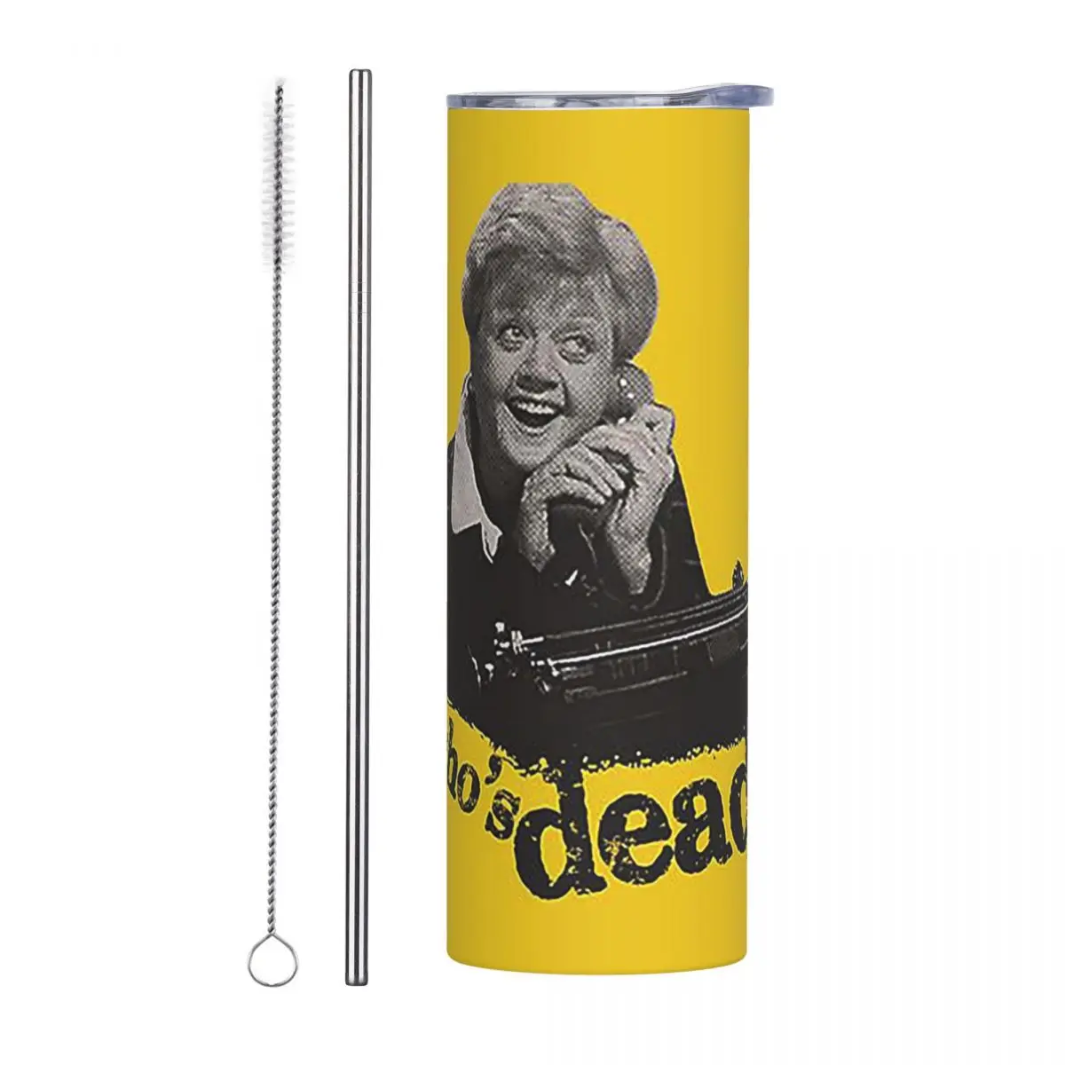 Murder She Wrote - Fletch Stainless Steel Tumbler Vacuum Insulated Mug Thermal Cold Cups Straws With Lid 20oz