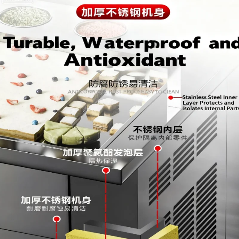 1600W 더블 팟 더블 프레셔 요거트 머신 전문가용 상업용 요거트 생산용
