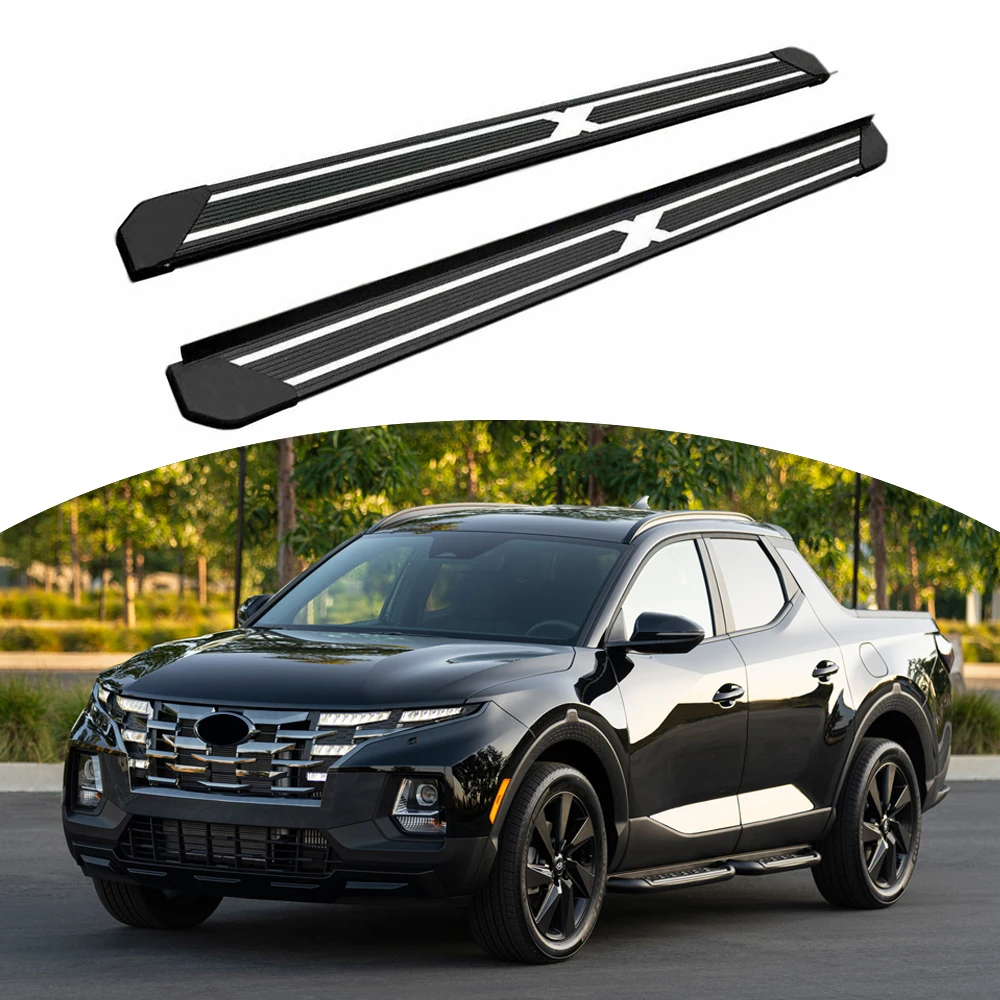 Fits for Hyundai Santa Cruz 2022 2023 2024 Door Side Step Running Board Nerf Bar