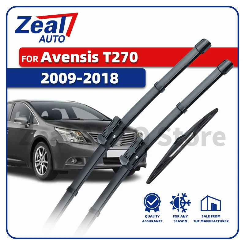 LHD Vorne Hinten Scheibenwischerblätter Für Toyota Avensis MK3 T27 T270 2009-2018 3x Windschutzscheibe Windschutz 26 "16" 12 "Zubehör