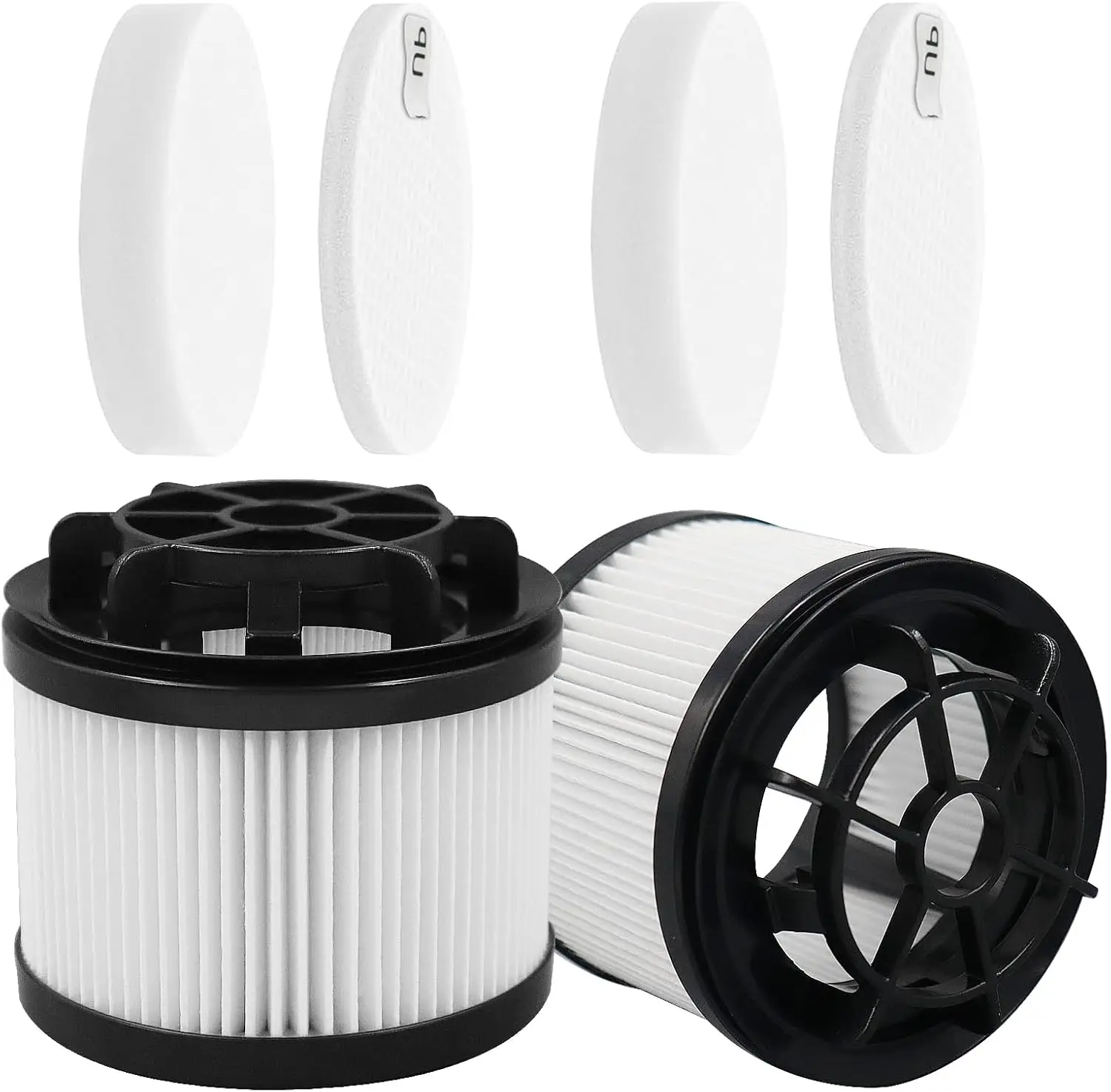 

Vacuum Cleaner LEVOIT LVAC-200 Replacement Filter Kit Compatible LVAC-200, 2 Pre-Motor Filters 2 Post-Motor Filters, White