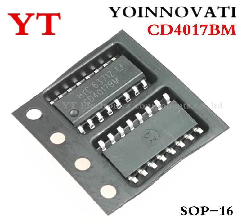 10pcs CD4017BM CD4017B CD4017 16-SOIC