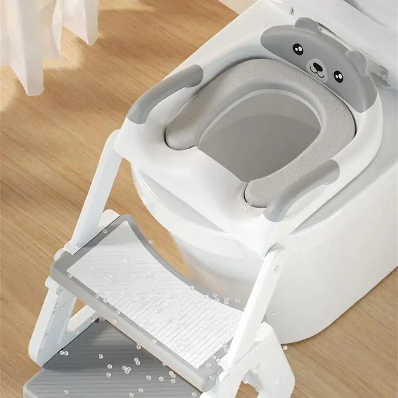 Портативные детские туалетные сиденья и пошаговая лестница для тренировок для удобства для ванной комнаты 4xbc