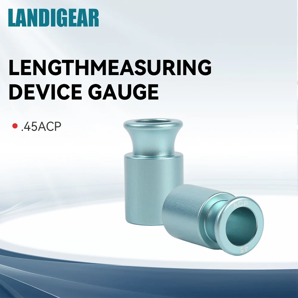 45ACP Case Gauge 7075 Aluminum Alloy Light Blue Anodized for Precision Measurement And Durability