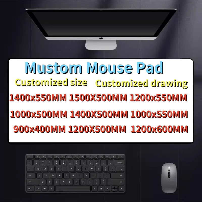 Custom Print Mouse Pad Diy Large  Customized Mat1200x600x4mm HD Print Desk Mat