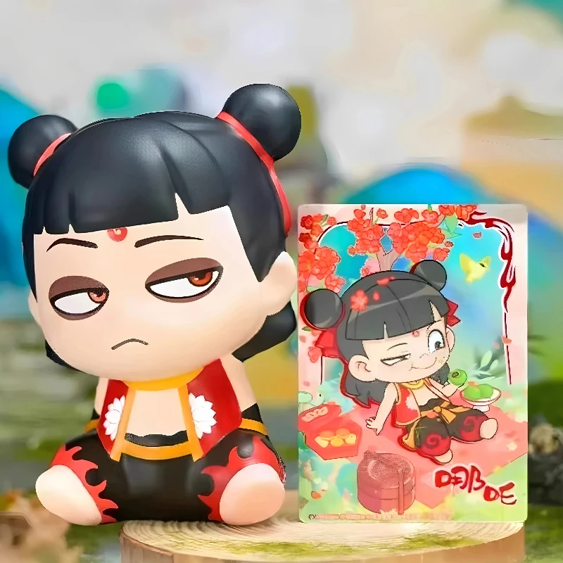 Nezha Ao Bing Squishy Toy Q Version Cute Cartoon Slow Rebound Stress Relief Decompression Toy For Adult Collectible Home Decor