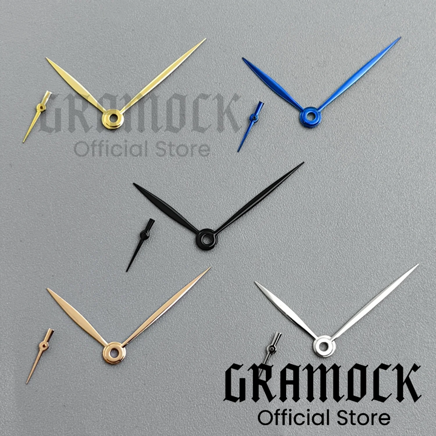 Gramock Sterile Watch Hands Fit ETA 6497 6498 ST3600 3620  Movement Silver Gold Blue Black Rose Gold Mod Replacement Watch Parts