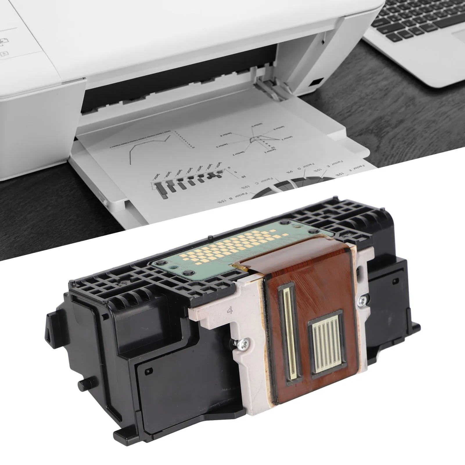 Printer  Replacement Parts Single Black Printheads  Packaging Easily Use for Pixma MX720 for MX721 for MX925 for MX922