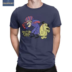 Men Muttley Wacky Races T Shirts Cotton Clothing Vintage Short Sleeve Crew Neck Tees Printed T-Shirt