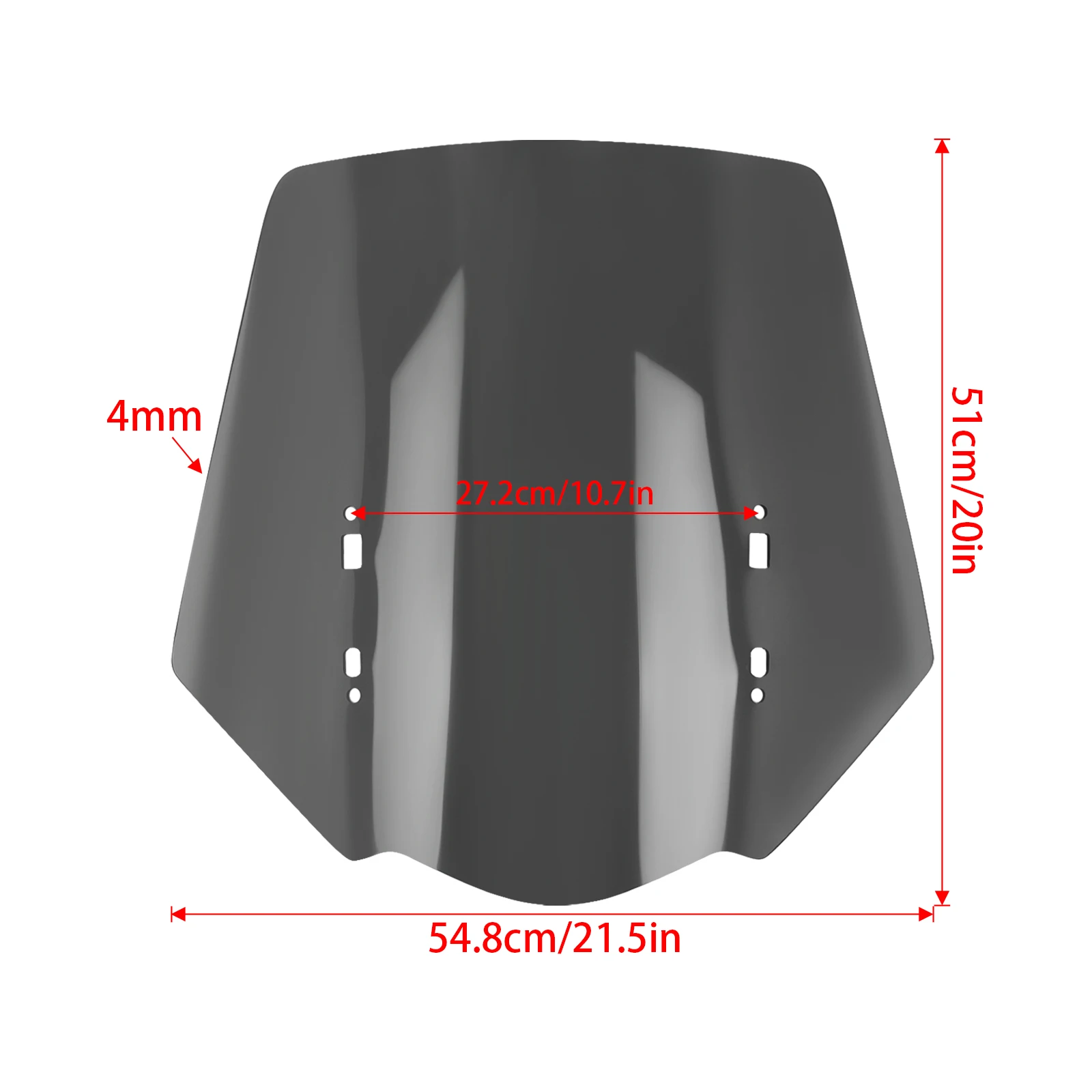 For Honda Goldwing GL1800 2018-2026 AirBag Tour DCT MT Motorcycle Windshield Visor Windscreen Screen Deflector Fairing Shield