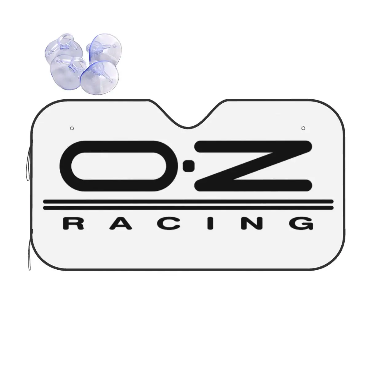 O.Z OZ Racing Windshield Sunshade Funny Cover Front Block Window 70x130cm Sun Visor Ice Shield Dust Protection