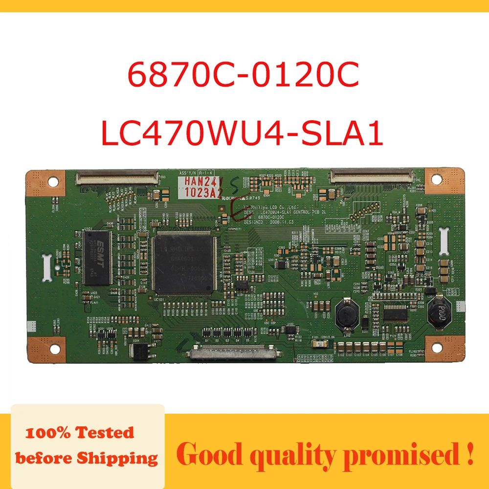 

Tcon Board 6870C-0120C LC470WU4-SLA1 TV Board for TV L46E9FR L46M61F ...etc. Screen Part Original Logic Board T-con 6870C 0120C