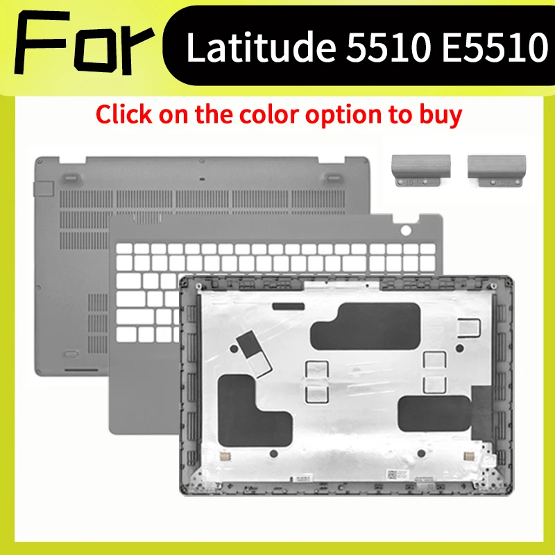 Accessoire d'ordinateur portable gris argenté pour Latitude 5510 E5510, boîtier de remplacement