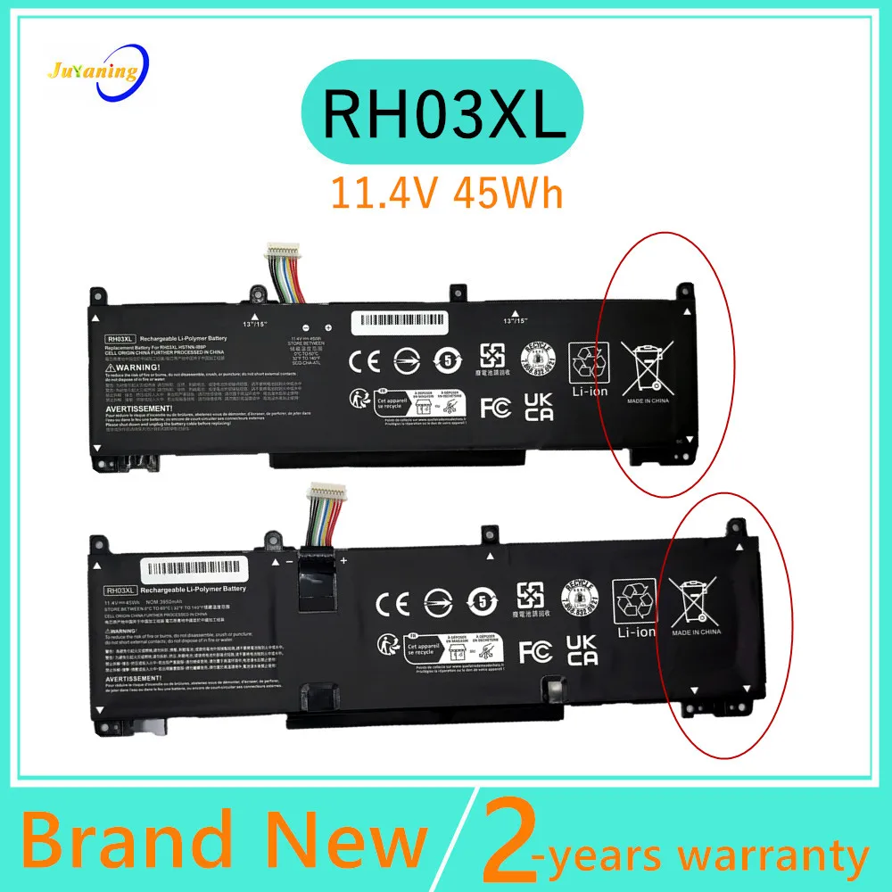 RH03XL HSTNN-IB9P TPN-DB0B HSTNN-Q31C Laptop Battery for HP ProBook 430 440 445 450 630 640 650 G8 Zhan 66 Pro A 14 G4 Series