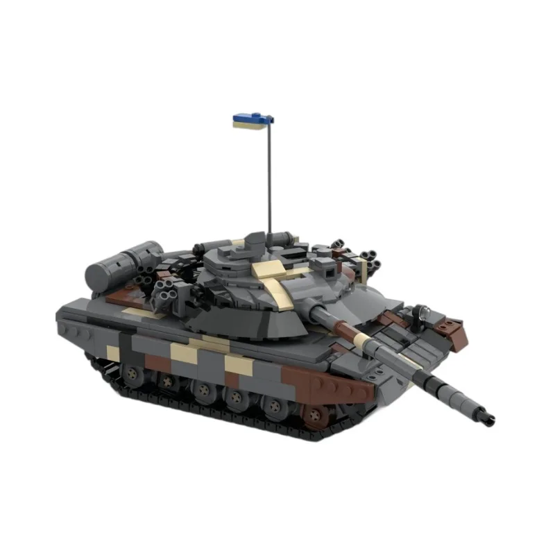 Hot The Military Weapon Army USSR  Armored Carrier T-64BM Main Battle Tank Vehicle Ukrainian Army Building Blocks Bricks Toys