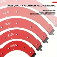 R100 R150 R200 R250 R300 Curve Guide Cabinet Edge Molding Corner Routing Guide Woodworking Corner Jig