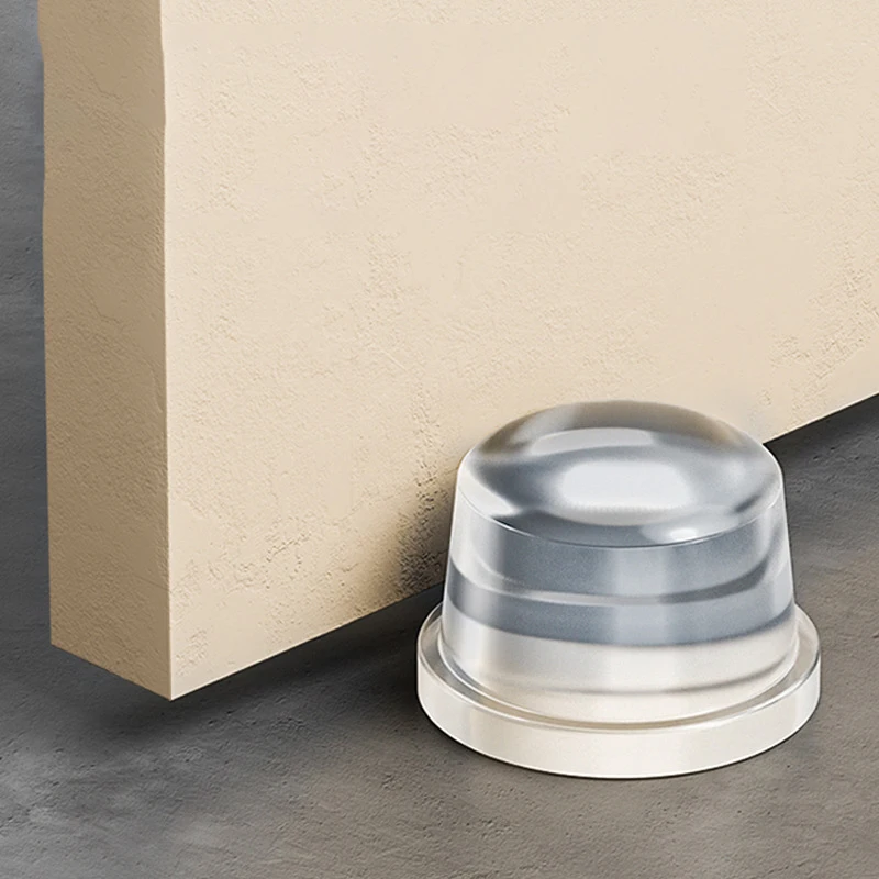 

1/3/5 упаковок резака для увеличения столкновений — прозрачные силиконовые дверные упоры без дрели, незаменимые для безопасного дома и офиса.