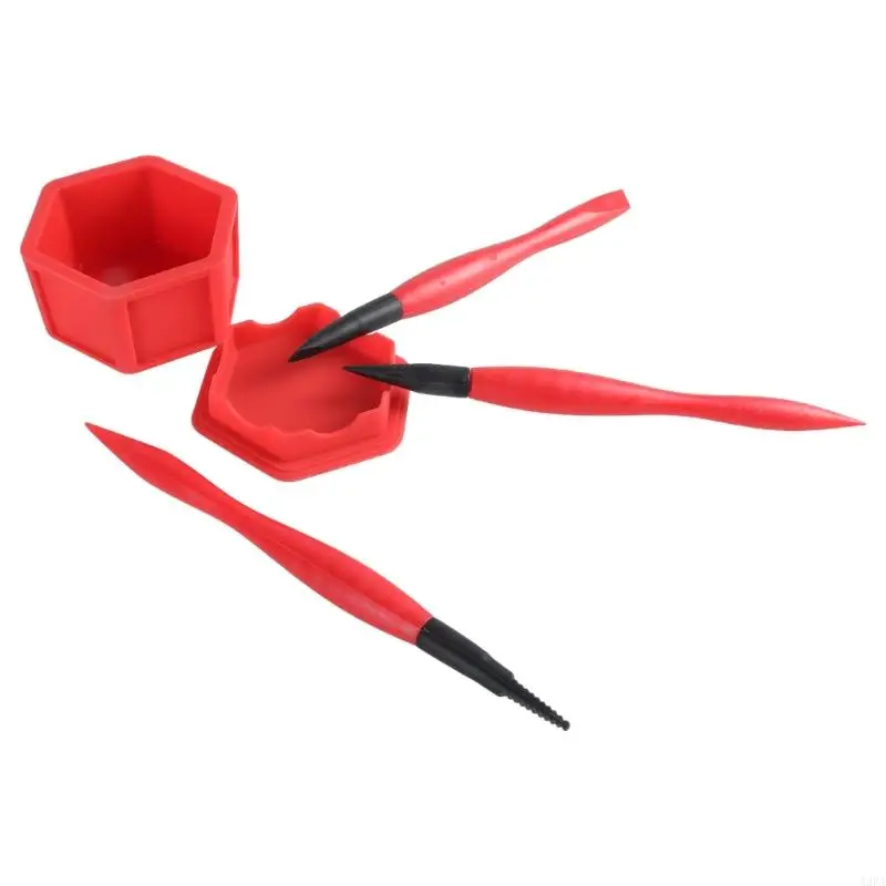 

A3pa silicone Щебчик 4pcs/Set oodworking gling quied joodworking applaym