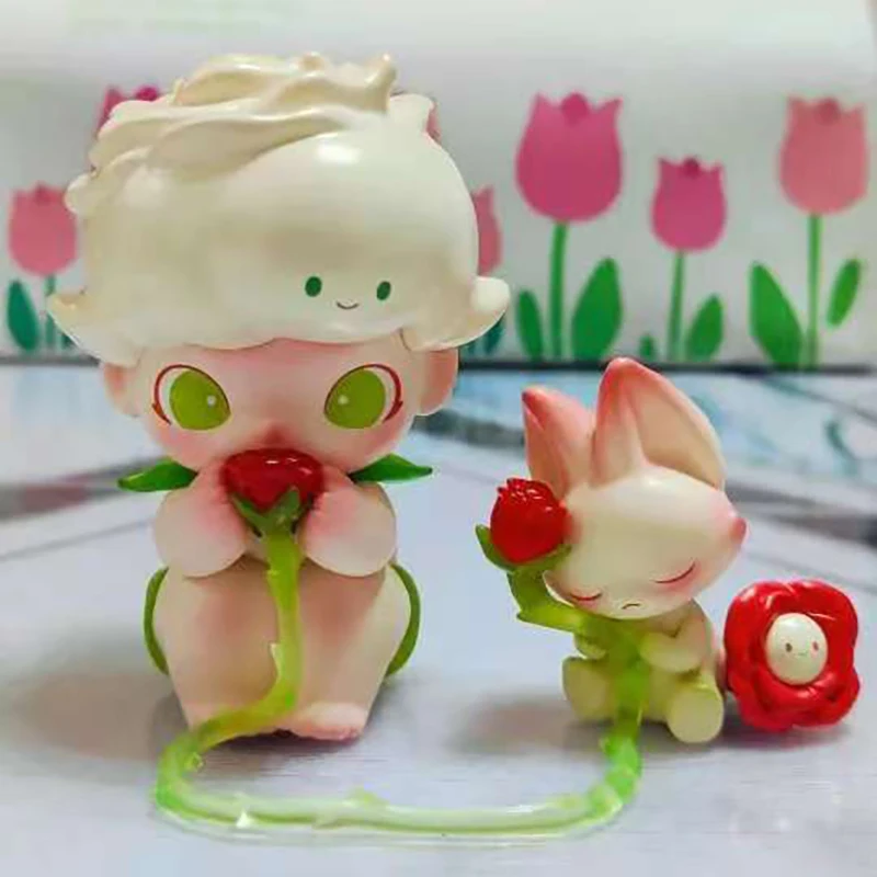 

DIMOO Whisper Of The Rose Series Anime Action Figure Ornament Figurines Home Decor Desktop Dolls Model Gift