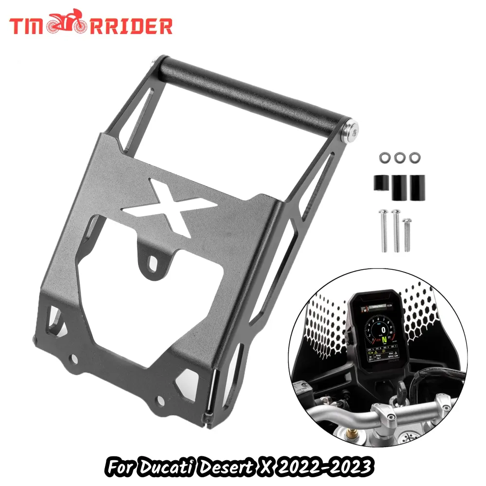 

Desert X Motorcycle Mobile Cell Phone Holder Navigation Bracket GPS Mount Stand Adapter For Ducati DesertX 2022 2023 Accessories